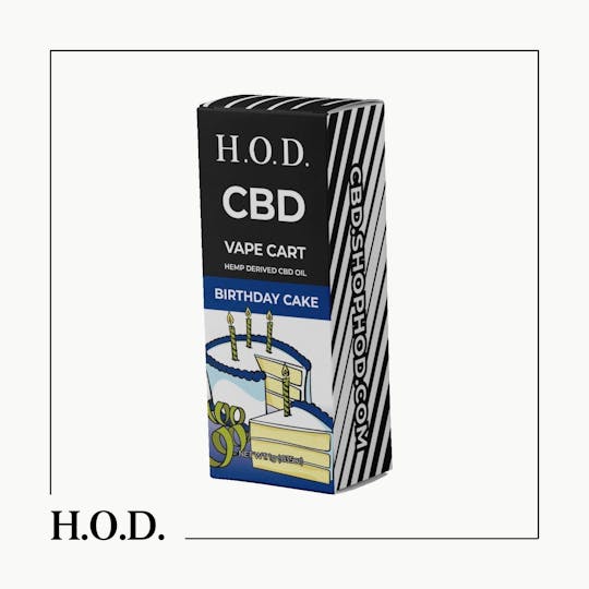 HOUSE OF DANK - H.O.D. CBD Birthday Cake Cart 1g - 1
