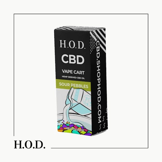 HOUSE OF DANK - H.O.D. CBD Sour Pebbles Cart 1g - 1