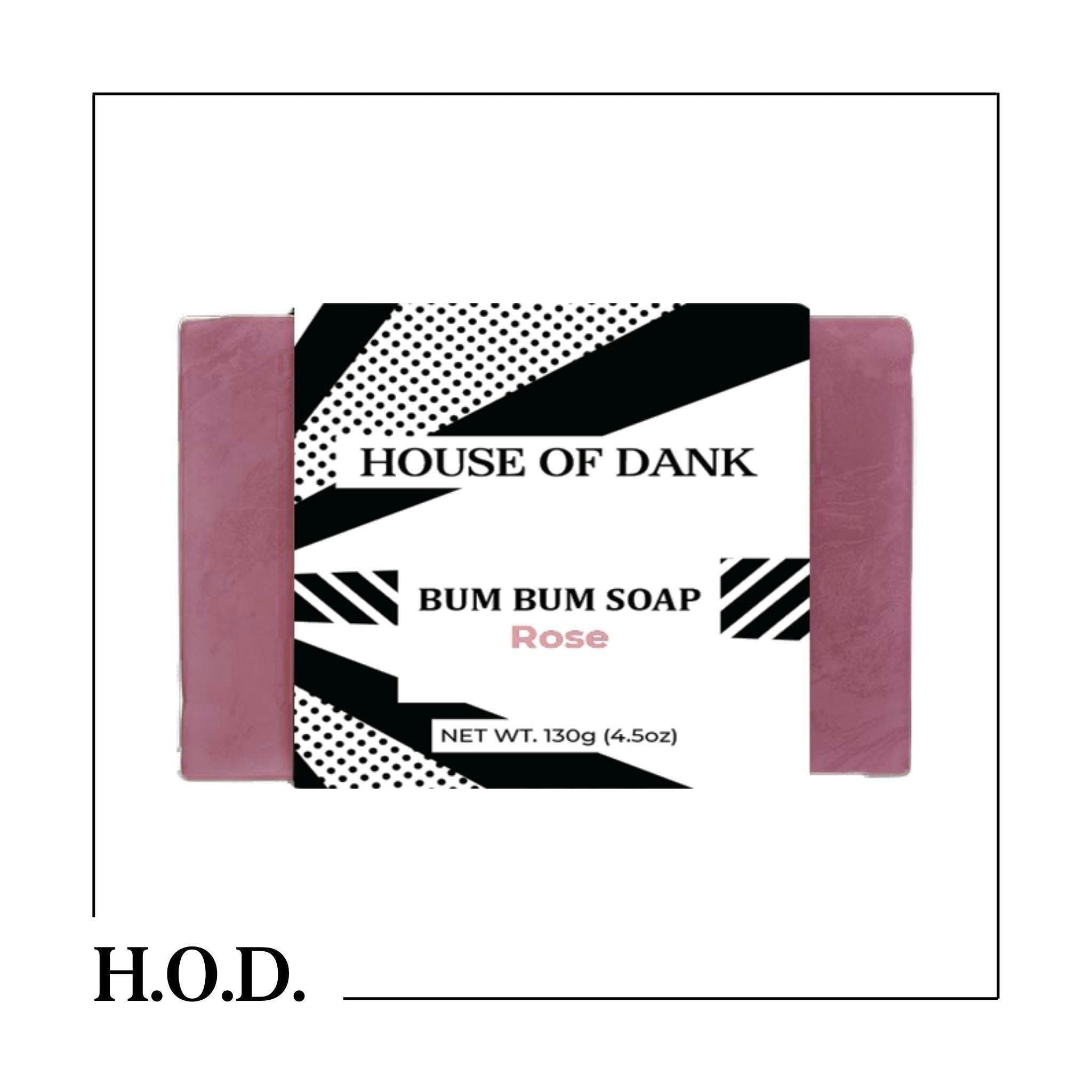 HOUSE OF DANK - H.O.D. CBD Rose Bum Bum Soap 200mg - 1