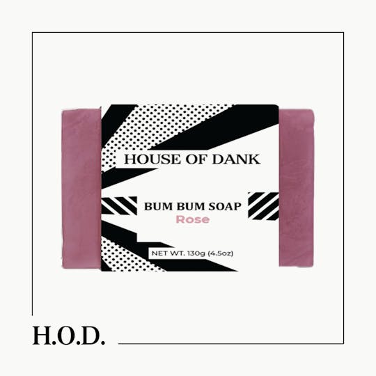 HOUSE OF DANK - H.O.D. CBD Rose Bum Bum Soap 200mg - 1