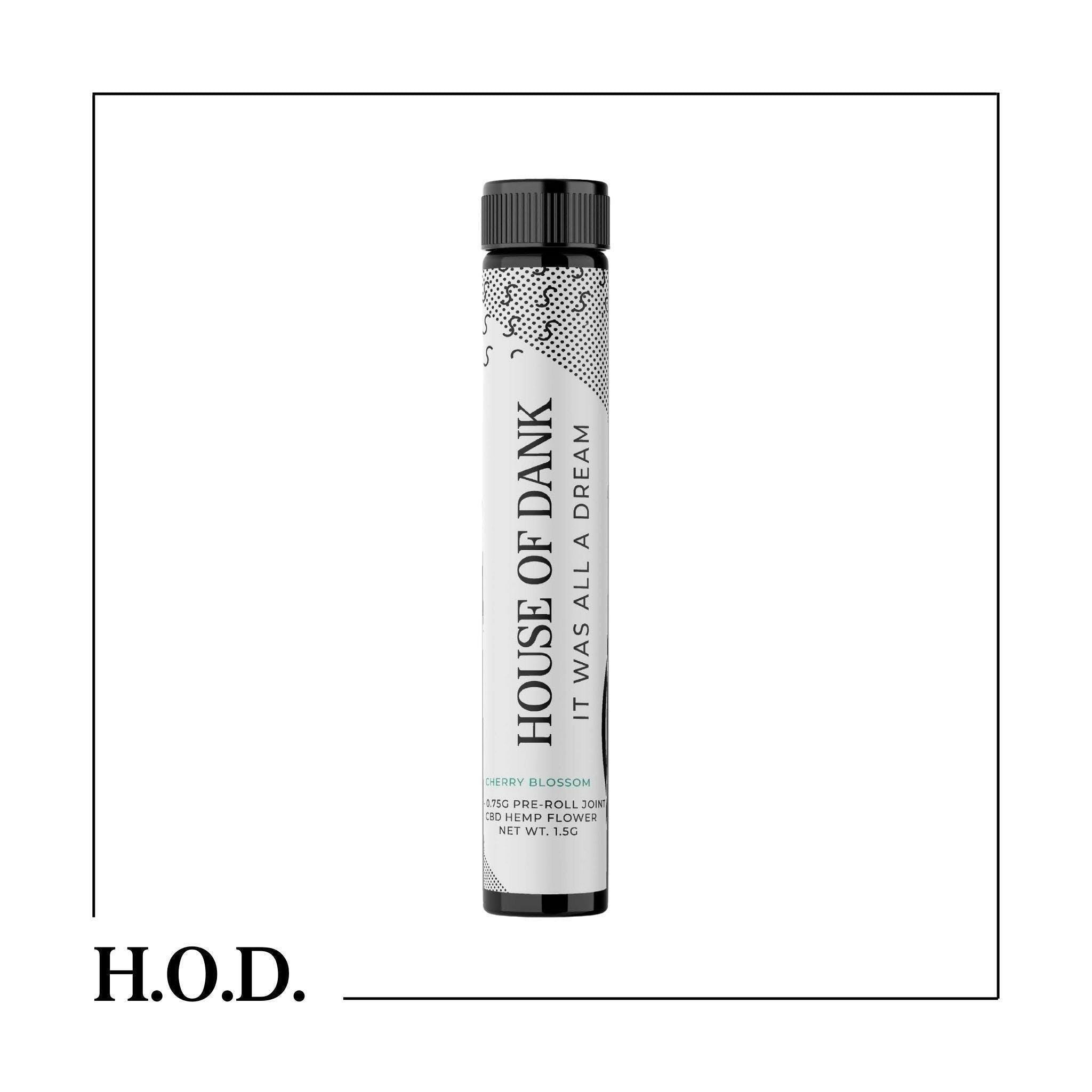 HOUSE OF DANK - H.O.D. CBD Cherry Blossom Pre-Roll .75g 2 Pack - 1