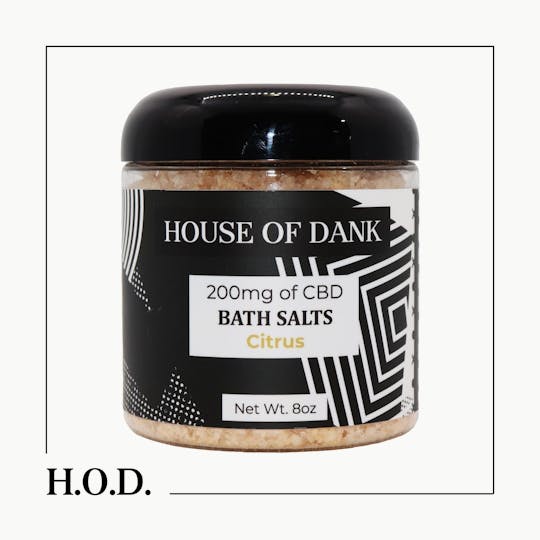 HOUSE OF DANK - H.O.D. CBD Citrus Bath Salts 200mg - 1