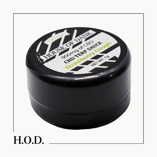 HOUSE OF DANK - H.O.D. CBD Strawberry Cough OG Dab 1g - 1