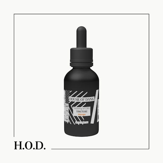 HOUSE OF DANK - H.O.D. CBD Mango Tincture 1000mg - 1