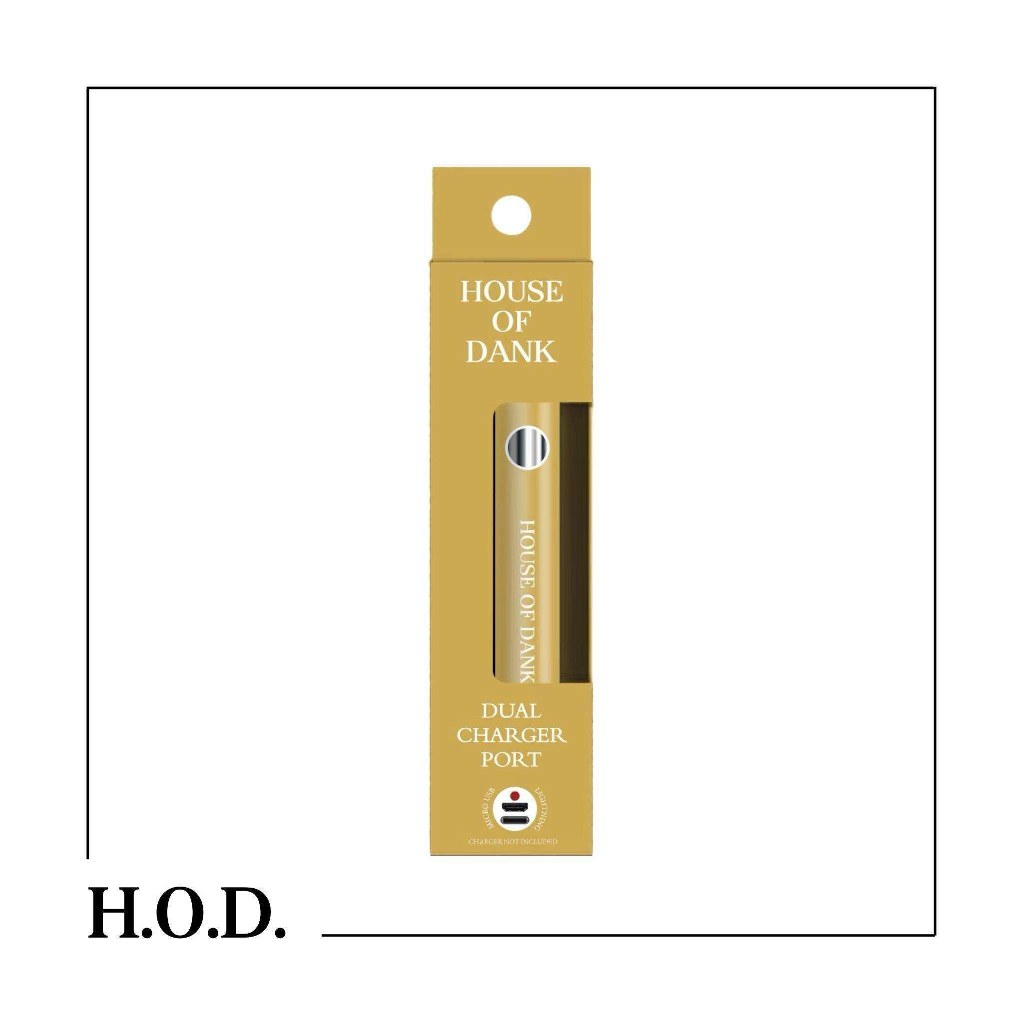 HOUSE OF DANK - H.O.D. OG Gold 510 Battery - 1