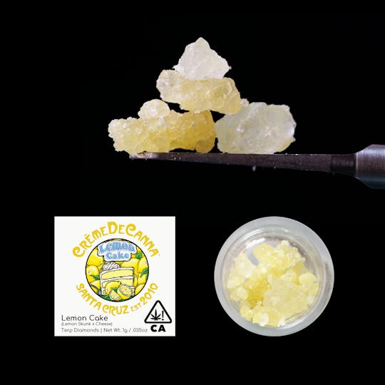 Crème De Canna - Lemon Cake Terp Diamonds 1g - 1