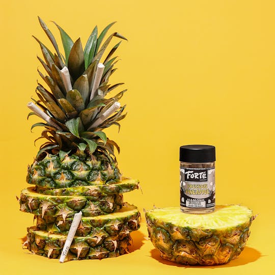 Forte Cannabis - Forte' Diamond Sugar Infused Pre Roll Multi Packs Precious Pineapple 5x.5g - 1