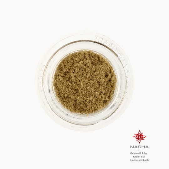 NASHA - Gelato 41 Green Unpressed Hash - 1