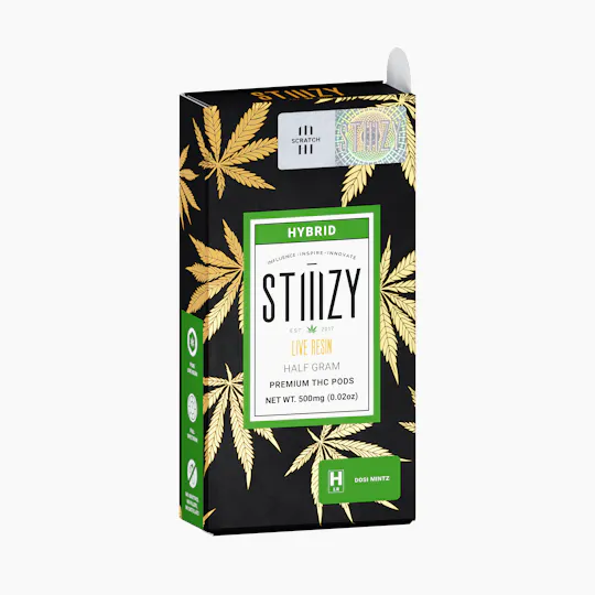 STIIIZY - Vape Cartridge - DOSI MINTZ .5G Live Resin Pod - STIIIZY - 1