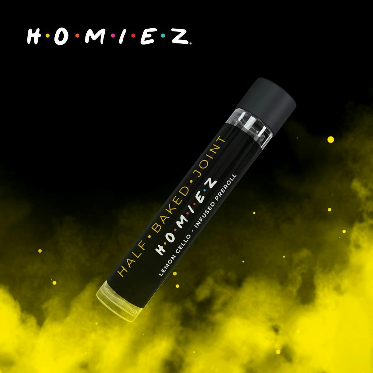 Dispo - Lemon Cello • 1.5G Infused Pre-Roll • HOMIEZ • MED - 1