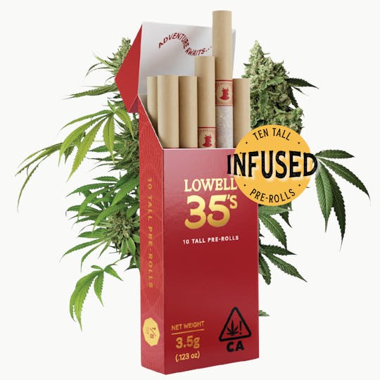 Lowell Herb Co. - Lowell Infused 35's | 3.5g Pre-Roll Pack | Trailblazer (Sativa) - 1