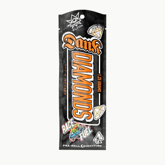 Bango Distribution - Race Fuel | Dank Diamonds Infused Pre-Roll | 1.25 Grams - 1