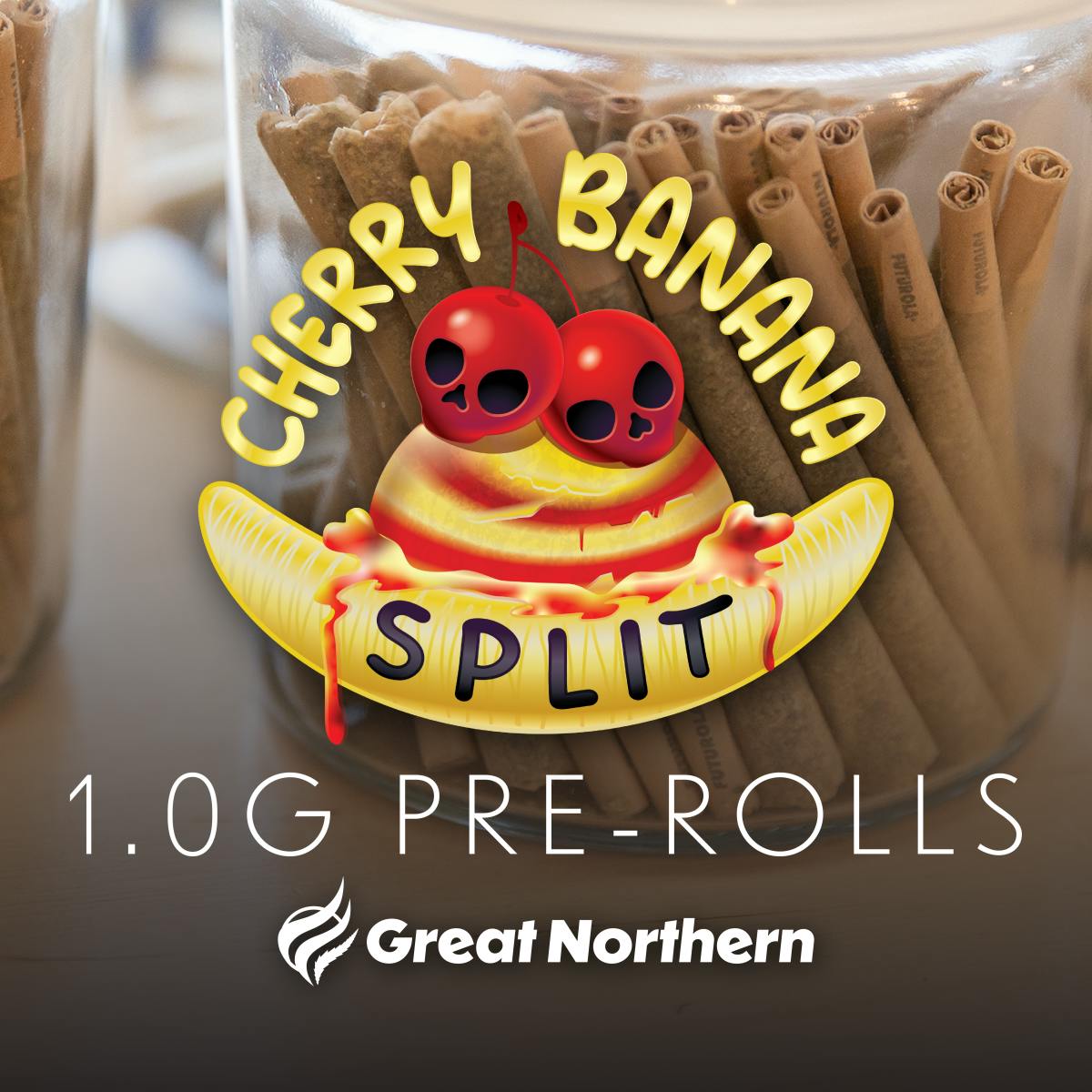 Great Northern Cannabis - Great Northern Cannabis 1g Cherry Banana Split Pre-Roll (Indica) - 1