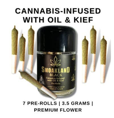 Smoakland - Smoakland Black | Maui Wowie | Infused Minis | 0.5g ea | 7pk - 1