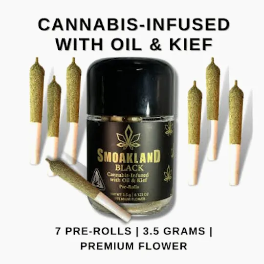 Smoakland - Smoakland Black | Maui Wowie | Infused Minis | 0.5g ea | 7pk - 1