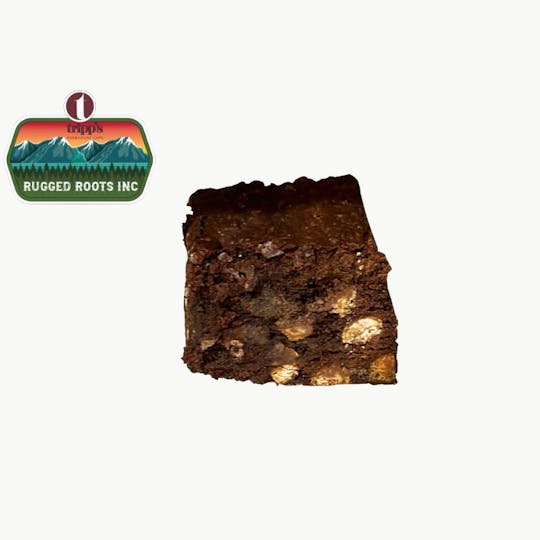 Rugged Roots - Rugged Roots+Tripp's - Fresh Baked Peanut Butter Chocolate Chip Brownie - 1