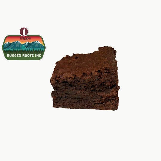 Rugged Roots - Rugged Roots+Tripp's - Fresh Baked Plain Brownie 25mg - 1