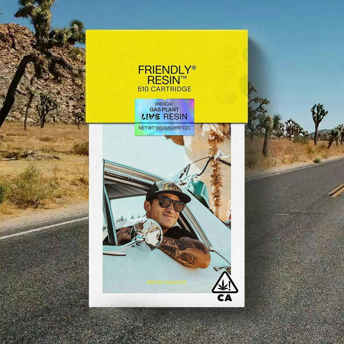 Friendly Brand - Friendly Brand | Gas Plant | Live Resin Cartridge | 1g - 1