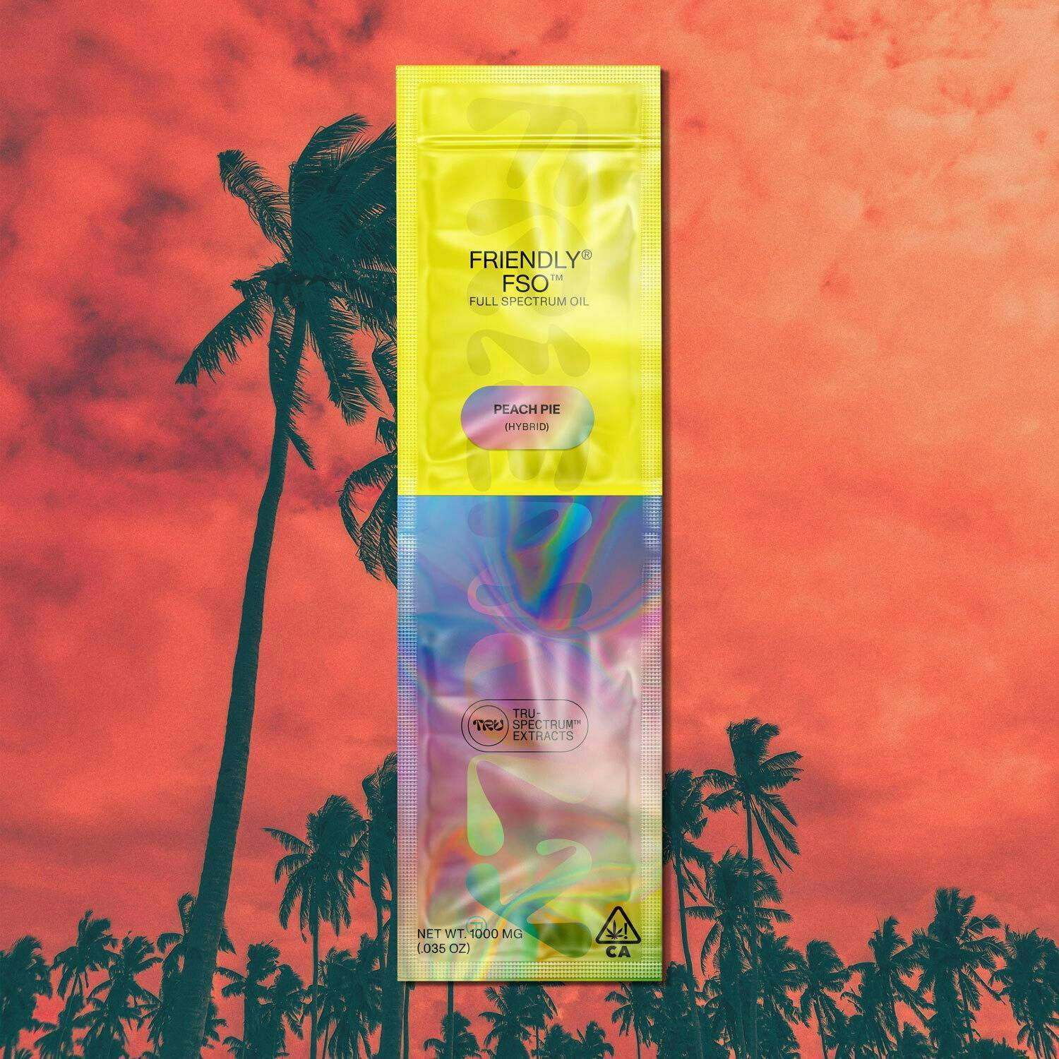 Friendly Brand - Friendly Brand | FSO Applicator | Peach Pie | Extract Oils | 1g - 1