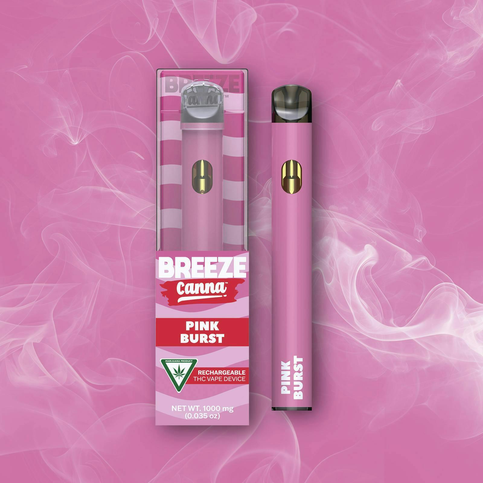 Breeze Canna - BREEZE Canna | Pink Burst | Classic PLUS Disposable | 1g - 1
