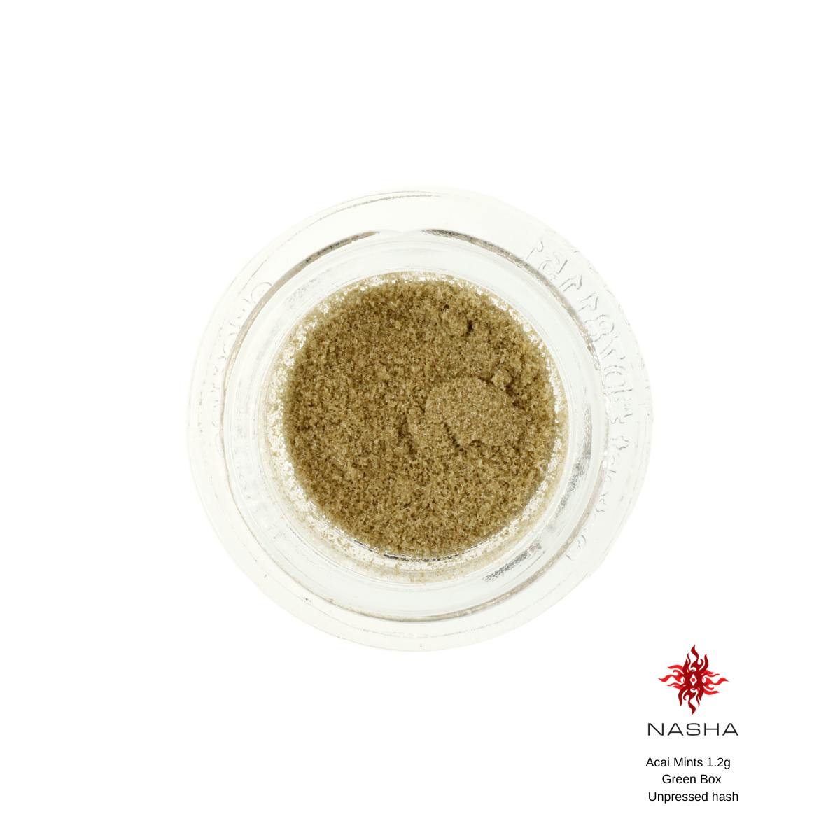 NASHA - Acai Mints 1.2g Green Unpressed (Whitethorn Valley) - 1
