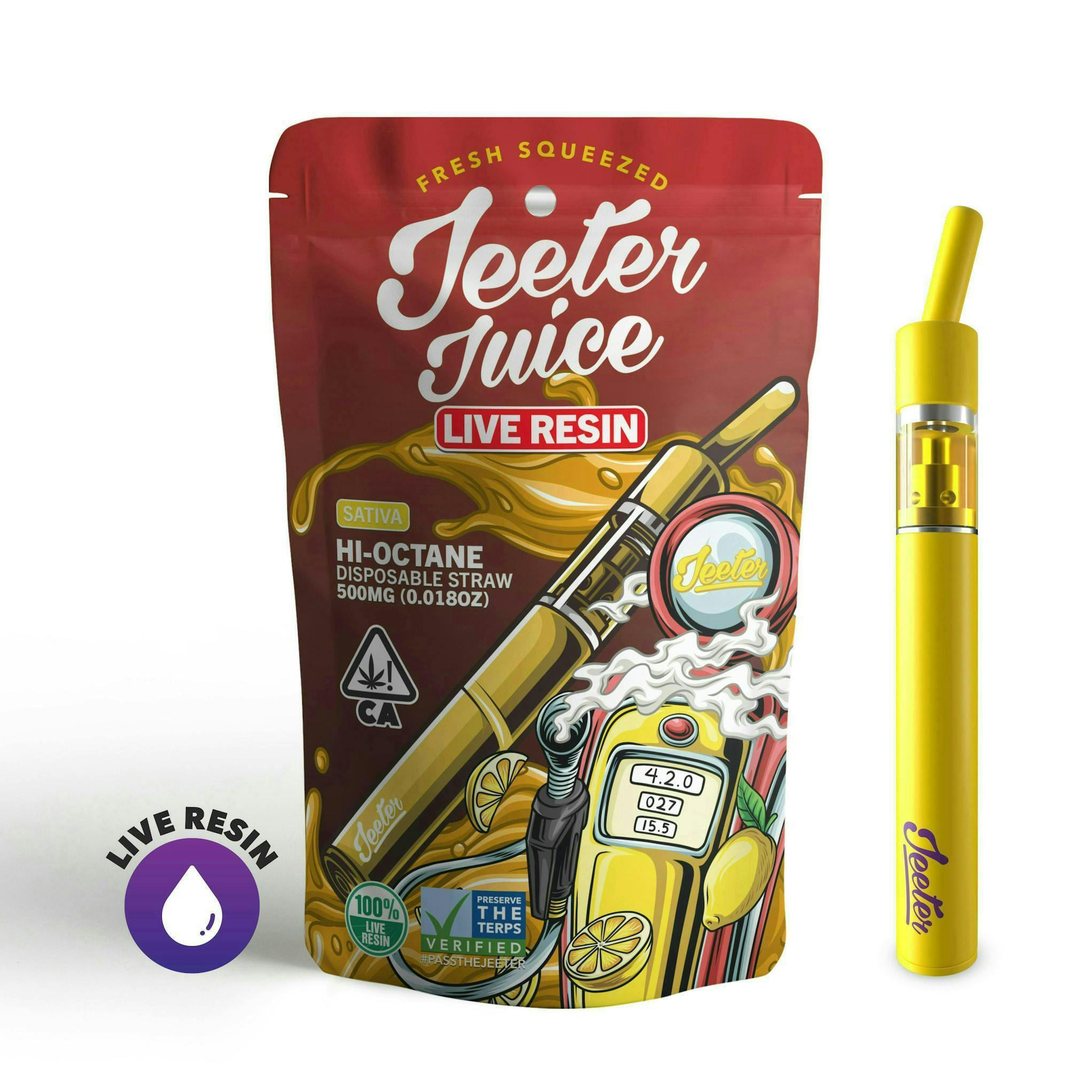 Jeeter - Jeeter | Hi-Octane | Live Resin Straw Disposable | 0.5g - 1