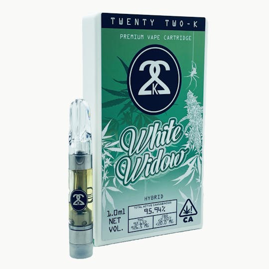 Twenty Two K / 22k - 22K - White Widow - Cartridge - 1.0ml - 1