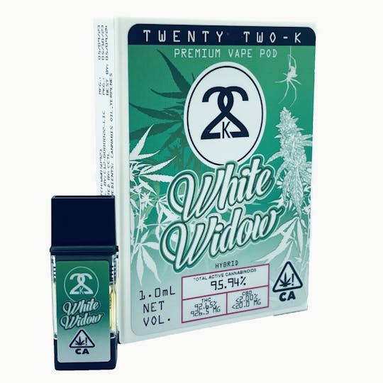 Twenty Two K / 22k - 22K - White Widow 1.0ml POD - 1