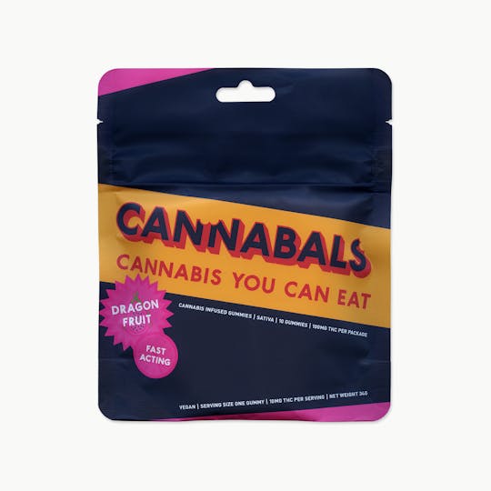 Cannabals - Dragonfruit - Fast-Acting Gummies - 100mg THC - 1