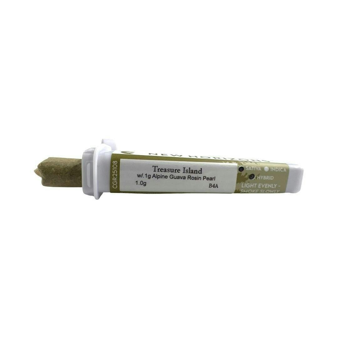 Indico - 1g Treasure Island w/ .1g Alpine Guava Rosin Pre Roll - New Horizons - 1