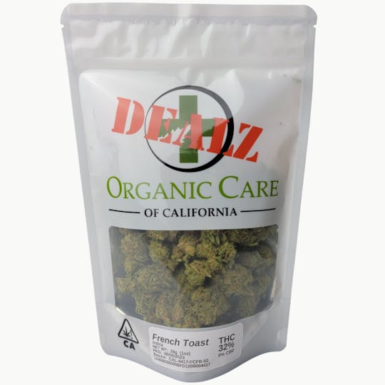 Organic Care of California - (32%) French Toast (28g) INDICA - 1