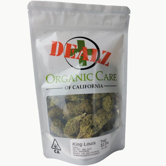 Organic Care of California - (32.3%) King Louis XIII (28g) INDICA - 1