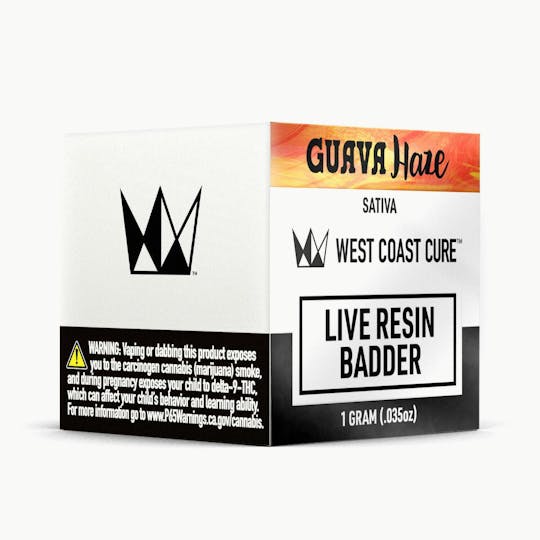 West Coast Cure - Guava Haze Live Resin Badder - 1
