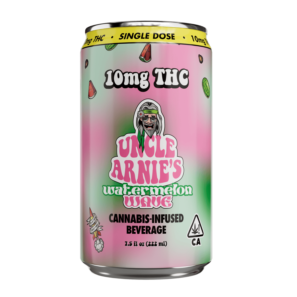 Uncle Arnies - Uncle Arnie's | Watermelon Wave | Non-Carbonated | 10mg | 7.5oz - 1