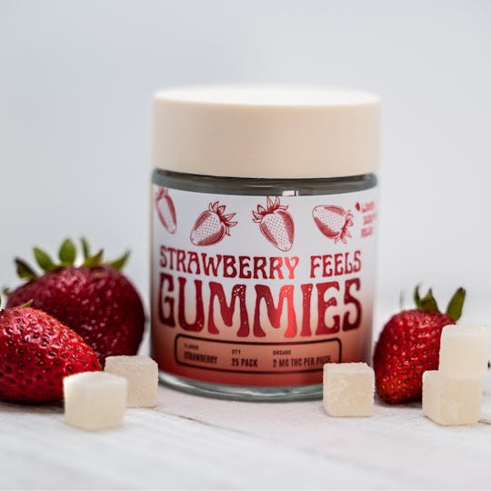 Highly Rooted - Strawberry Feels Gummies 100mg - 1