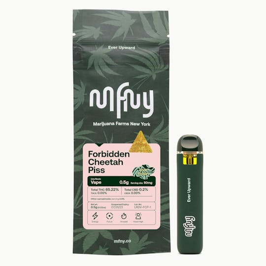 MFNY - Forbidden Cheetah Piss Live Rosin Disposable | 0.5g - 1