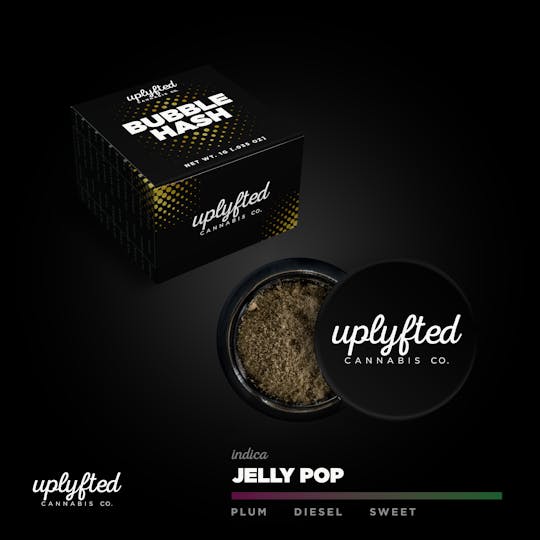 Uplyfted Cannabis Co - 1g Bubble Hash Concentrate - Jelly Pop - 1