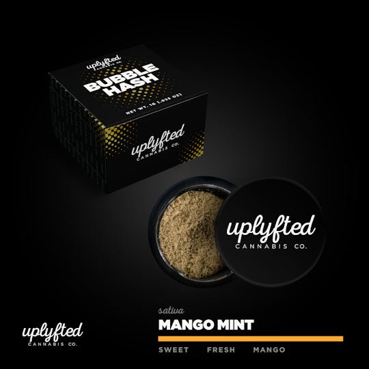 Uplyfted Cannabis Co - 1g Bubble Hash Concentrate - Mango Mint - 1