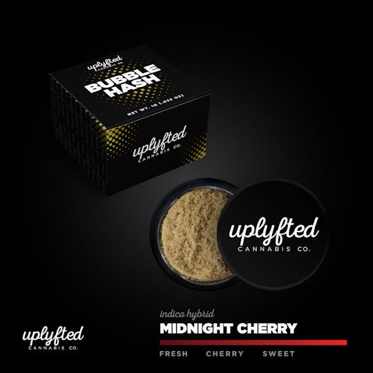 Uplyfted Cannabis Co - 1g Bubble Hash Concentrate - Midnight Cherry - 1