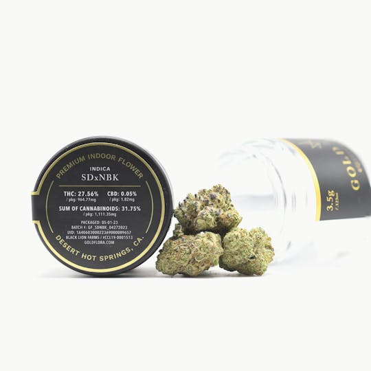 Gold Flora - Sundae Driver x Natural Born Killer 3.5g Flower - 1