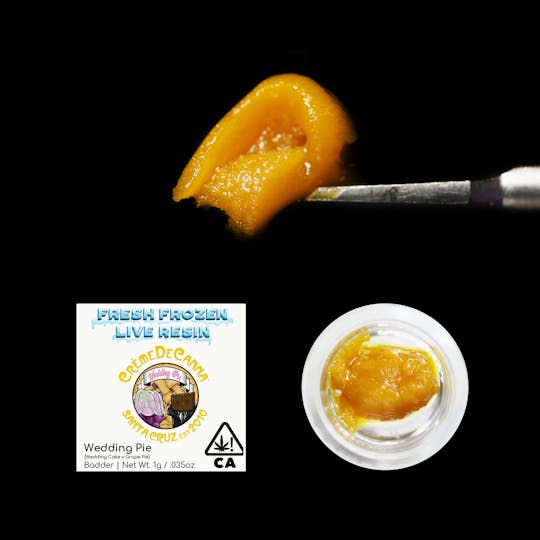 Crème De Canna - Wedding Pie Fresh Frozen Live Resin Badder 1g - 1