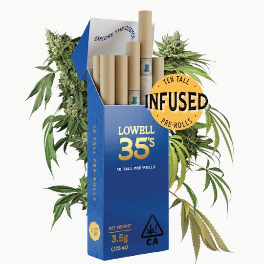 Lowell Herb Co. - Lowell Infused 35's | 3.5g Pre-Roll Pack | Stargazer (Indica) - 1