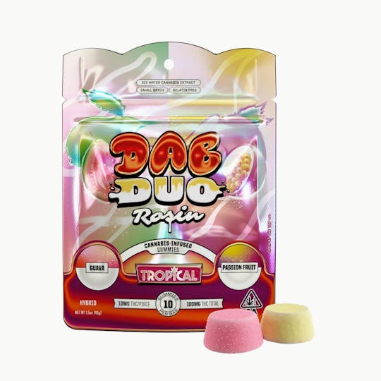ABX / absoluteXtracts - ABX - Guava + Passion Fruit Dab Duos Rosin Gummies - 100mg - 1