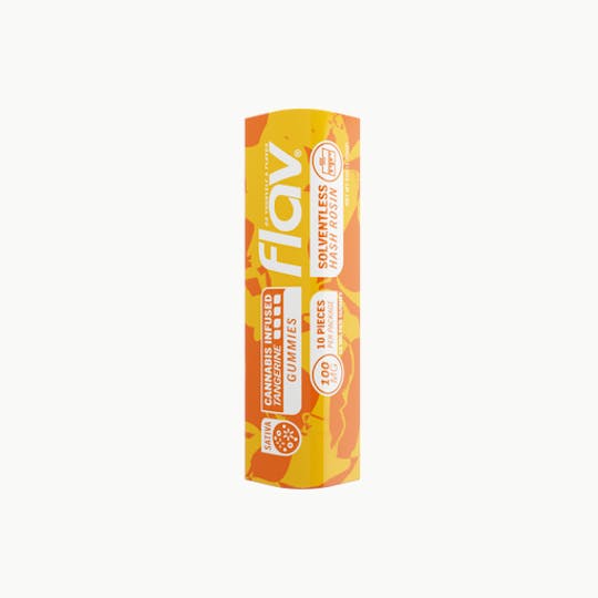 Flav - Gummy - Hash Rosin - Tangerine - 100mg - 1