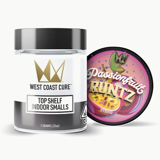West Coast Cure - Passionfruit Runtz - 7G Top Shelf Indoor Smalls - 1