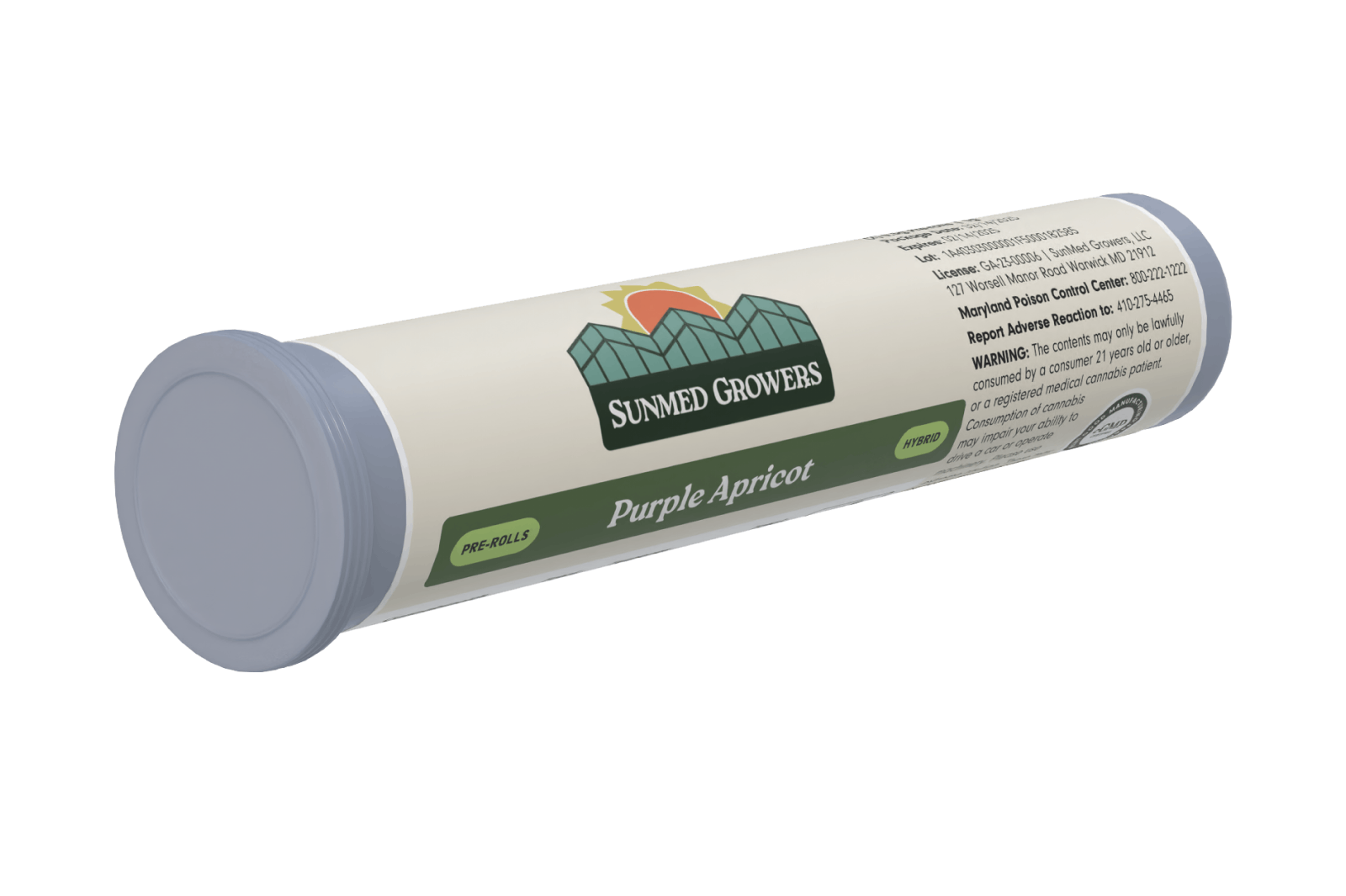 SunMed Growers - Purple Apricot Pre Roll 0.5g/2 Pack - 1