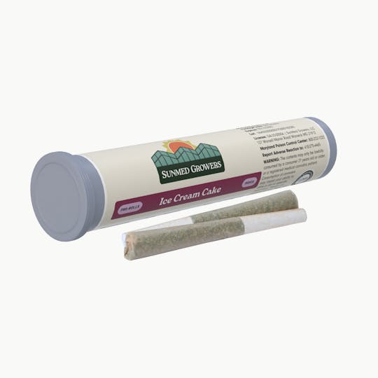 SunMed Growers - Ice Cream Cake Pre Roll 0.5g/2 Pack - 1