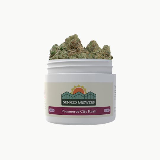 SunMed Growers - Commerce City Kush Flower (3.5g) - 1
