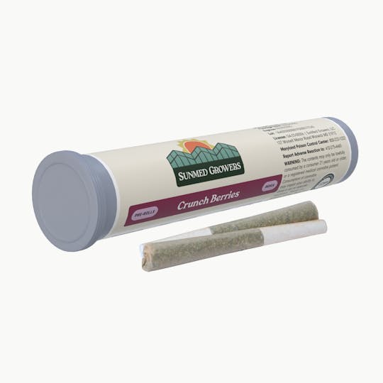 SunMed Growers - Crunch Berries Pre Roll 0.5g/2 Pack - 1