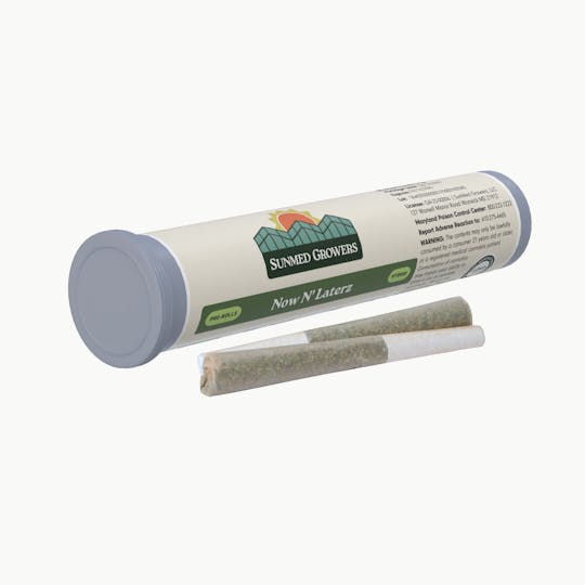 SunMed Growers - Now N' Laterz Pre Roll 0.5g/2 Pack - 1